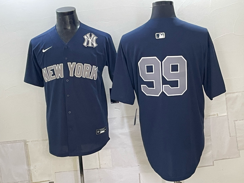 Men 2026 New York Yankees #99 Judge blue Nike MLB Jersey 0918005
